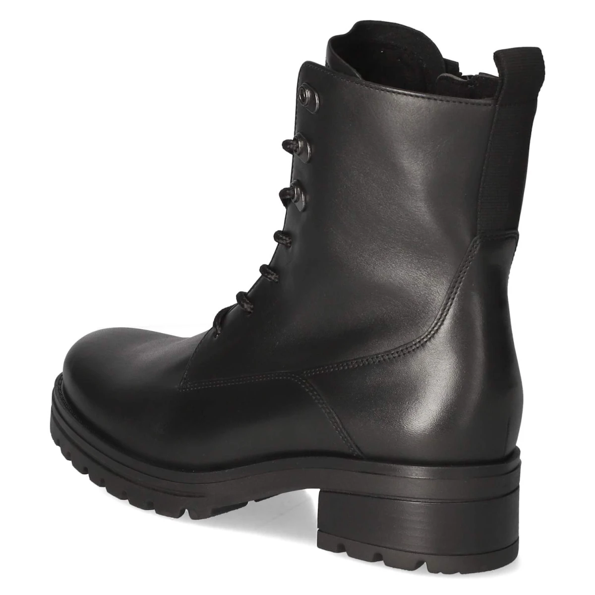 Schnürstiefeletten - schwarz (Micro)