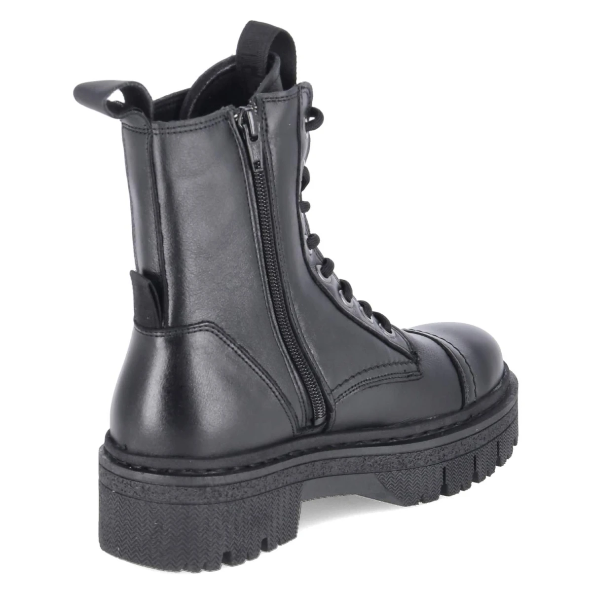 Schnürboots - BLACK