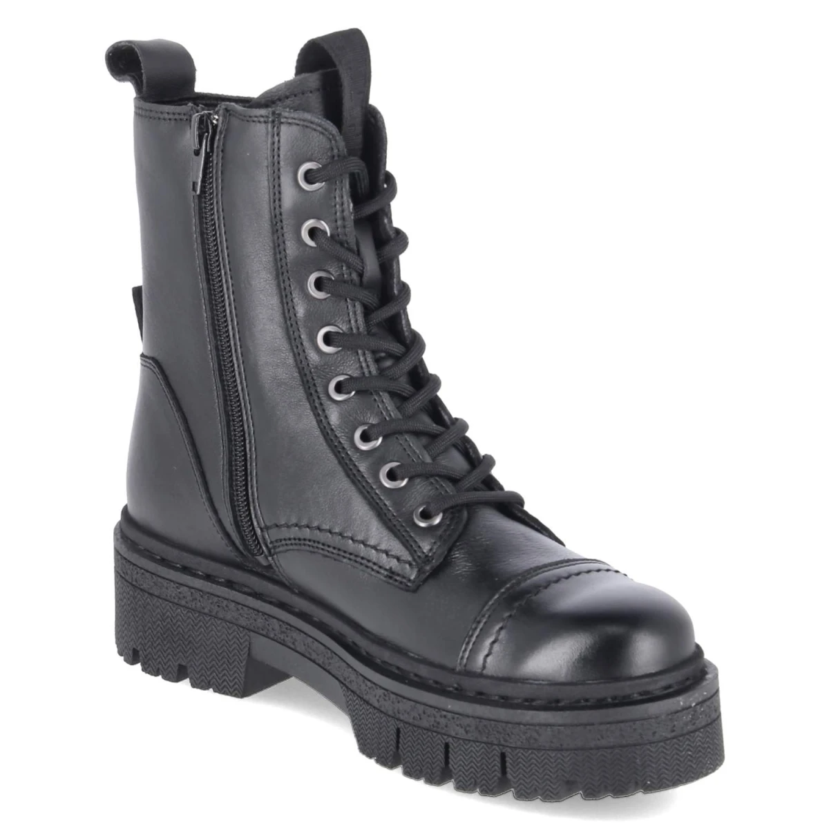 Schnürboots - BLACK