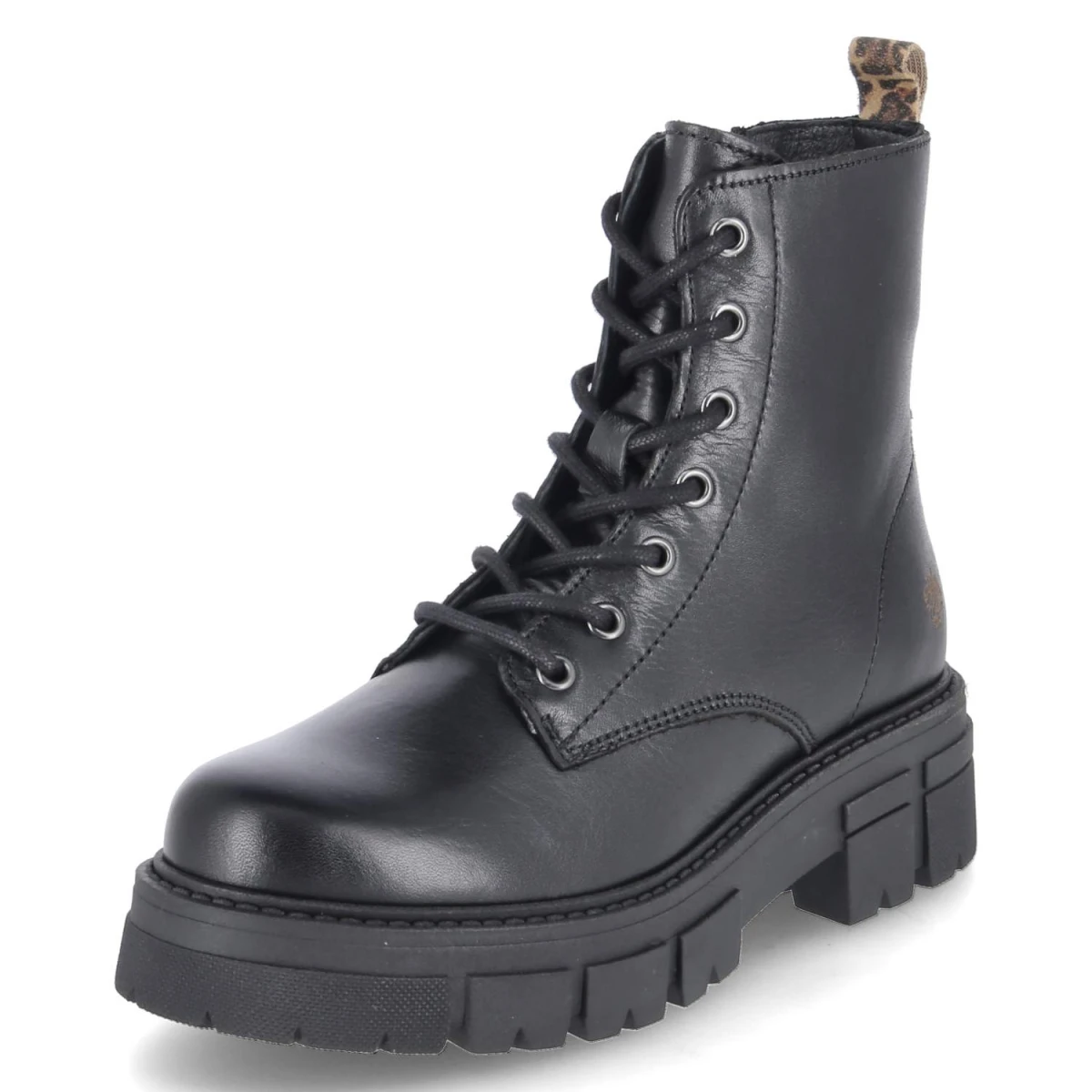Schnürboots CASTLE 1.1 - BLACK/LEO CIGAR