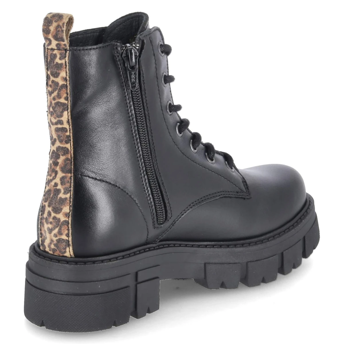 Schnürboots CASTLE 1.1 - BLACK/LEO CIGAR