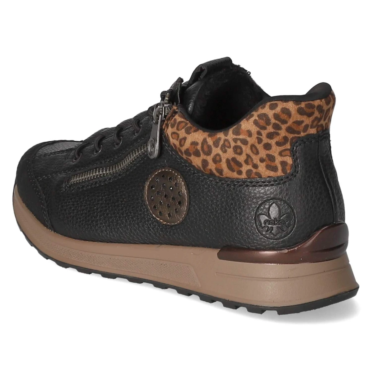 Schnürschuhe - SCHWARZ