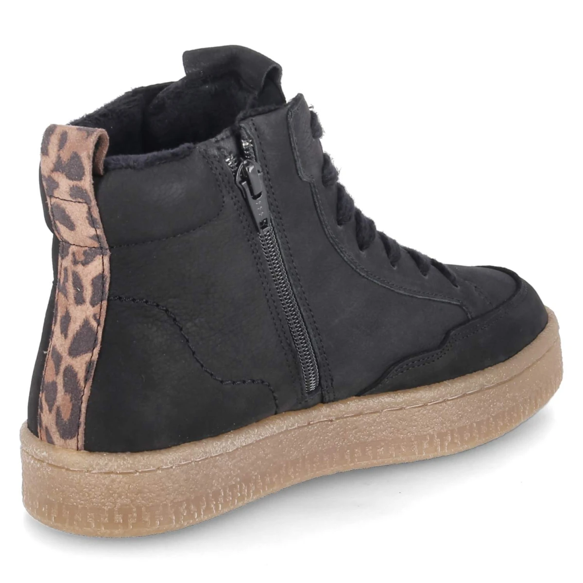 Schnürstiefeletten - black