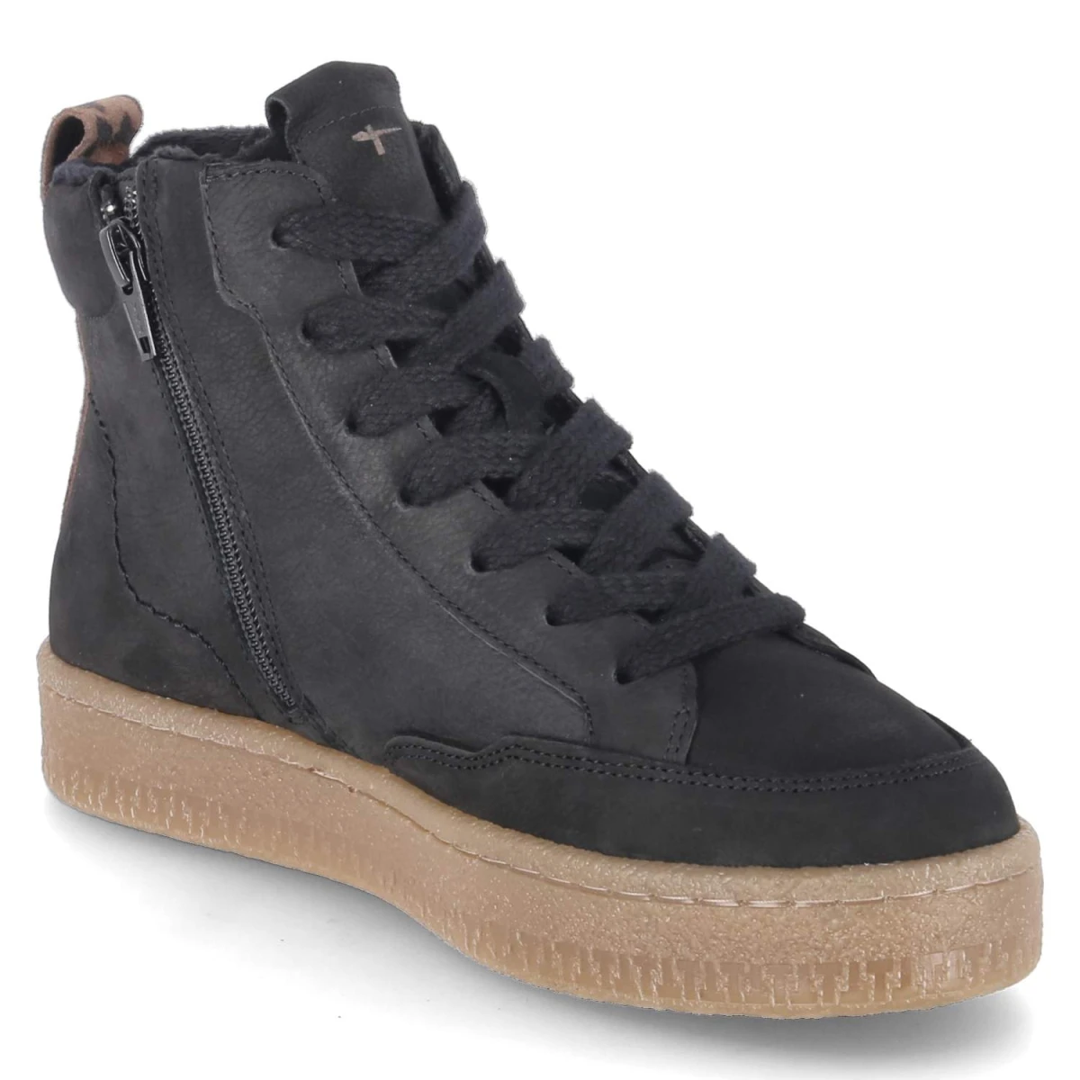 Schnürstiefeletten - black