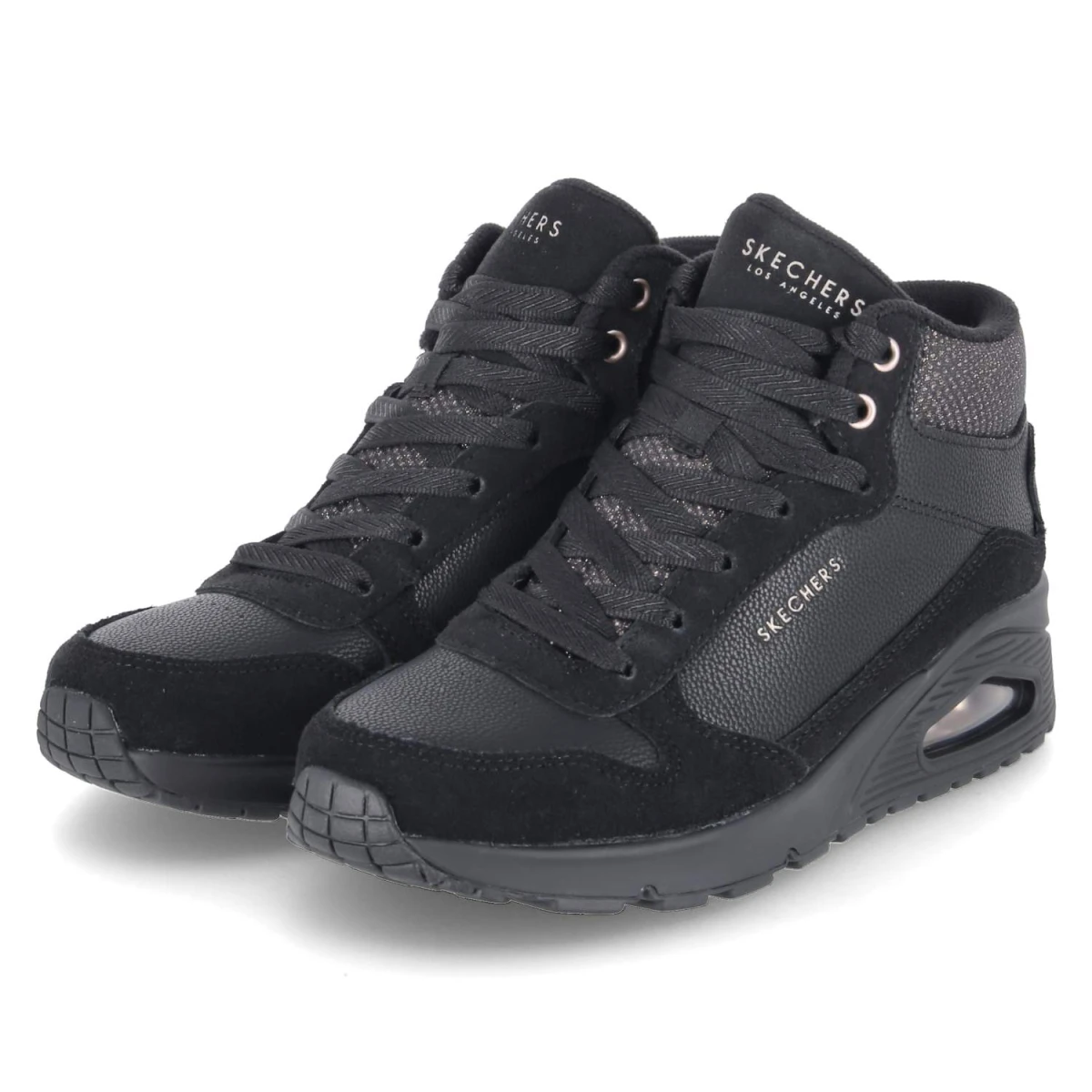 High Sneaker UNO-STARCE SHINE - BLACK