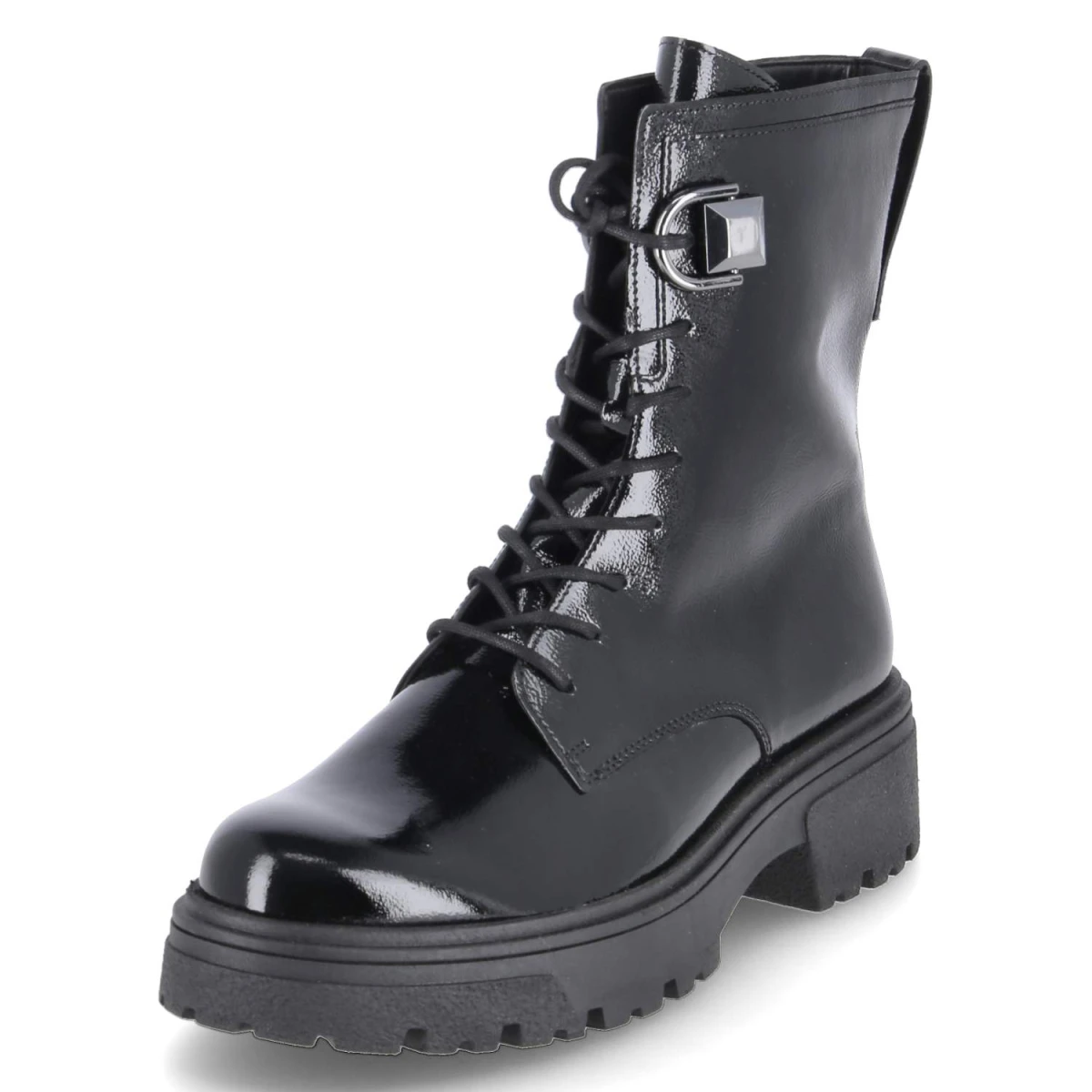 Combat Boots - schwarz(altsilber)