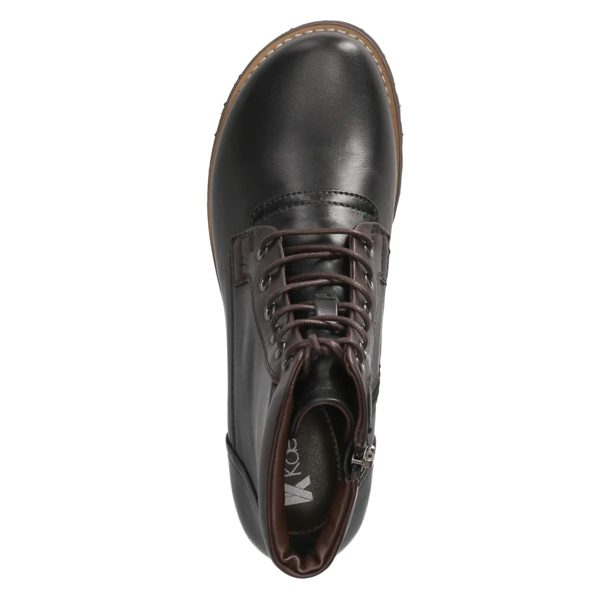 Schnürstiefeletten - Black/TDM