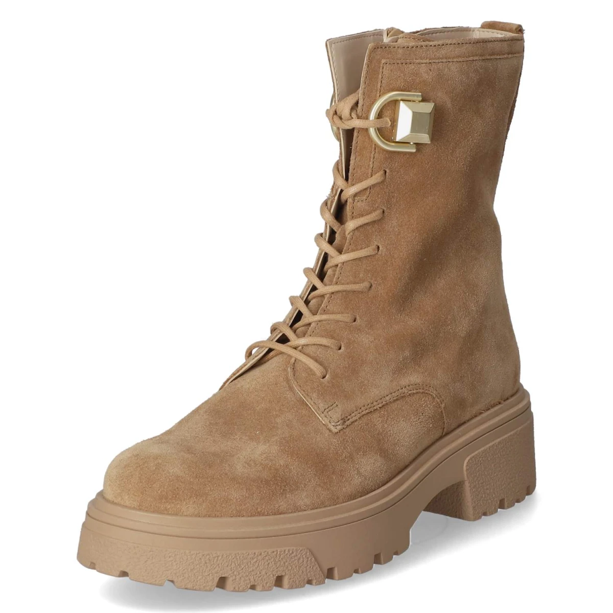 Schnürstiefeletten - lion (gold matt)