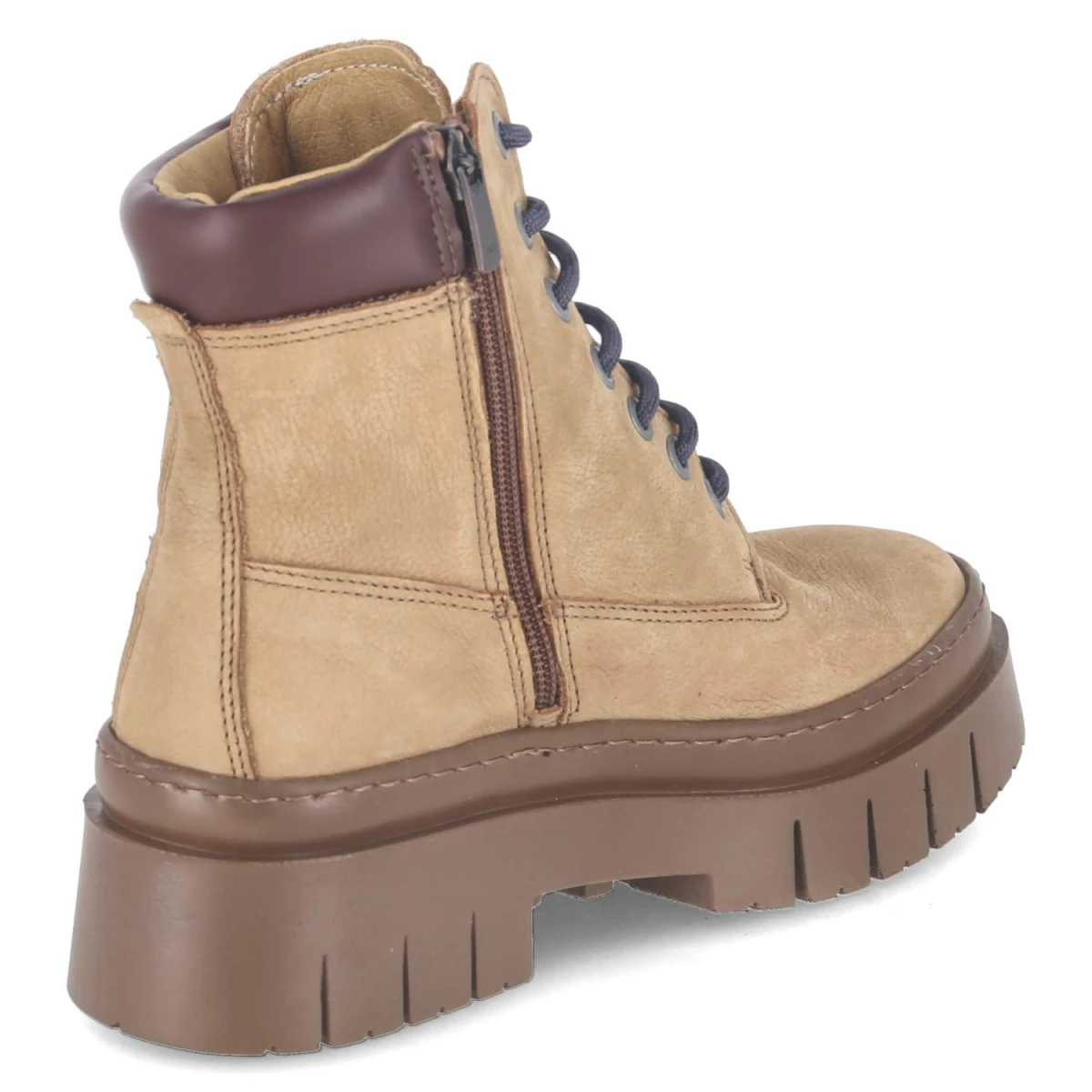 Schnürrboots AMBERES - karamel