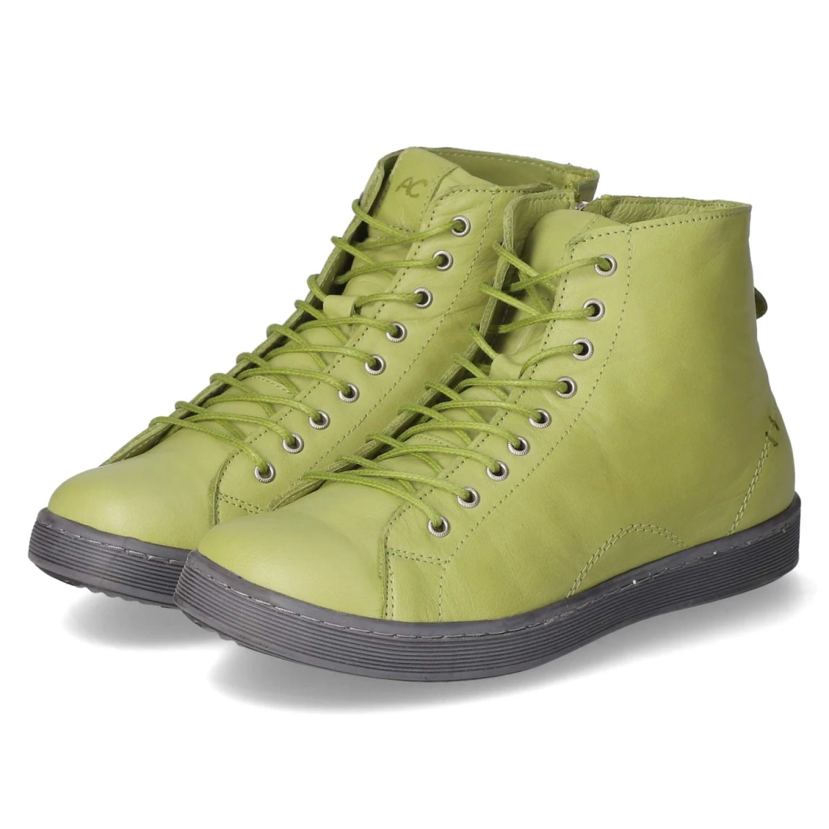 Schnürstiefeletten - kiwi