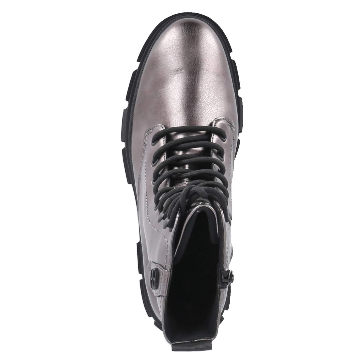 Schnürstiefeletten - PEWTER