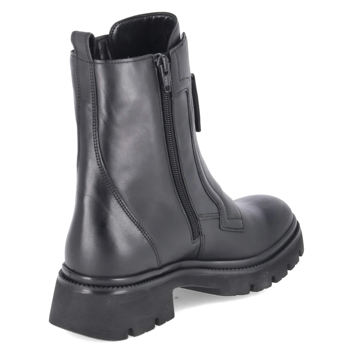 Stiefeletten - schwarz(altsilber)