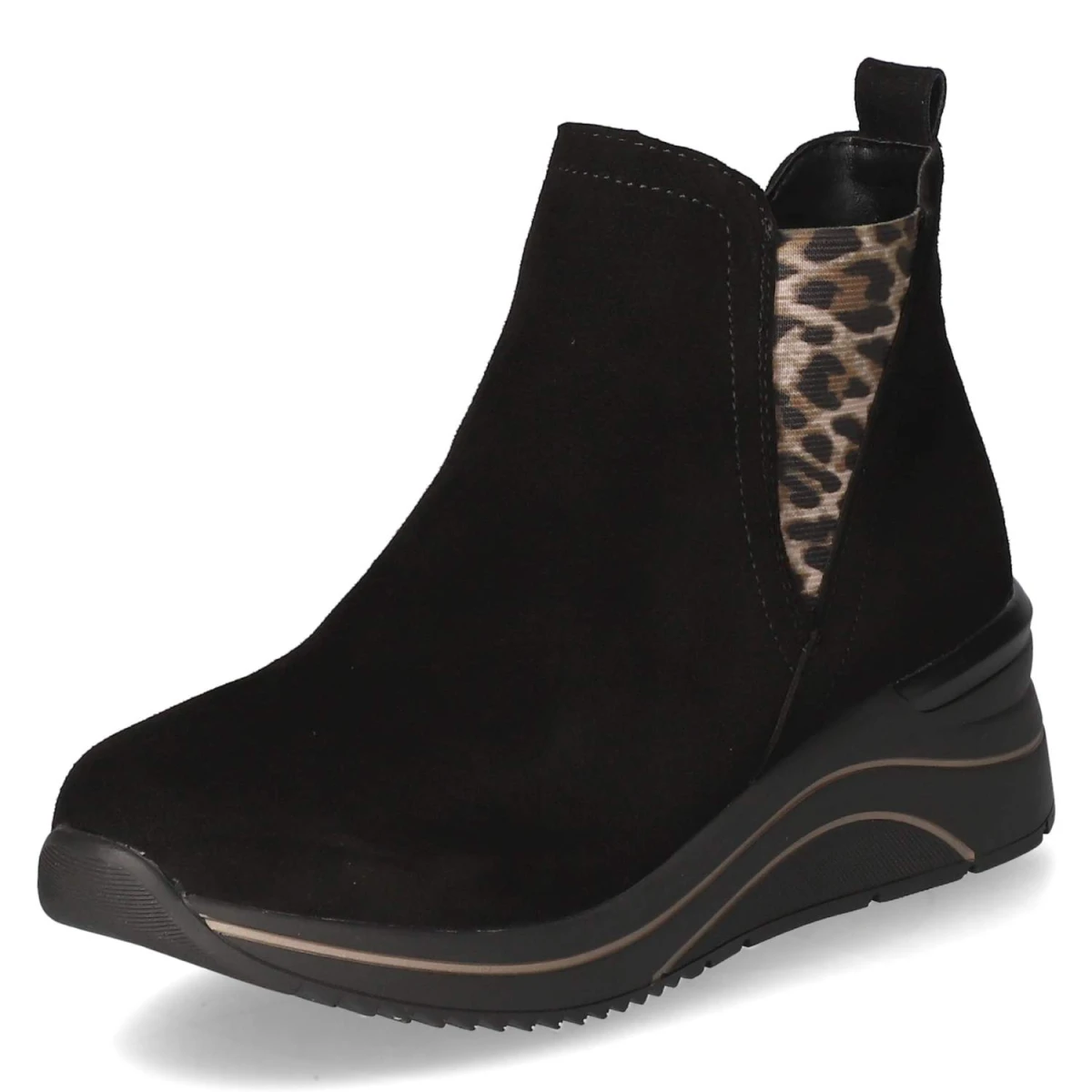 Chelsea Boots - schwarz kombi