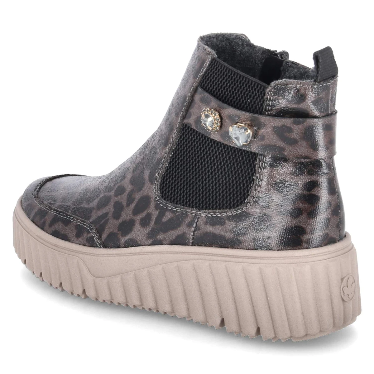 Chelsea Boots - grau/schwarz