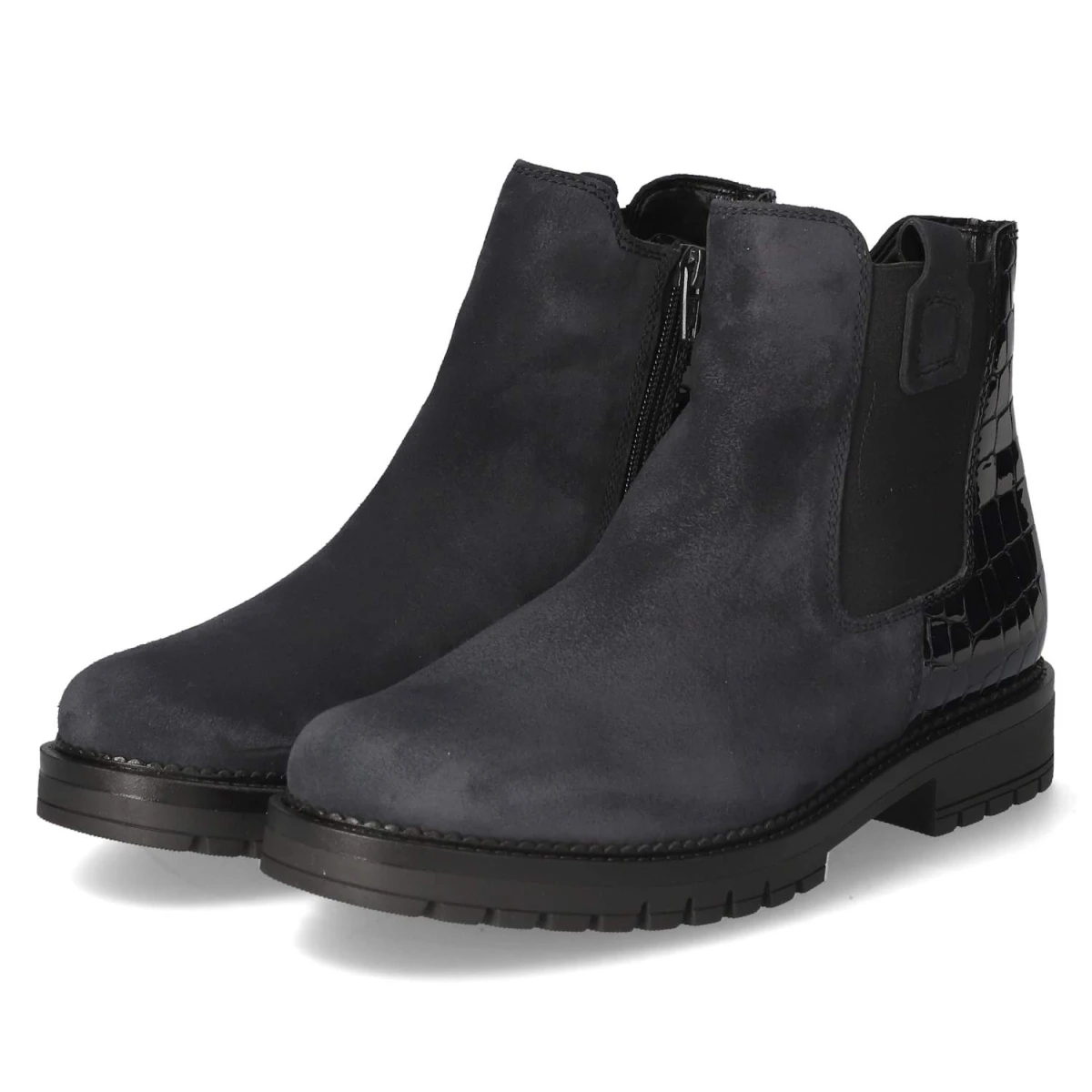 Chealsea Boots - dark-blue (Micro)