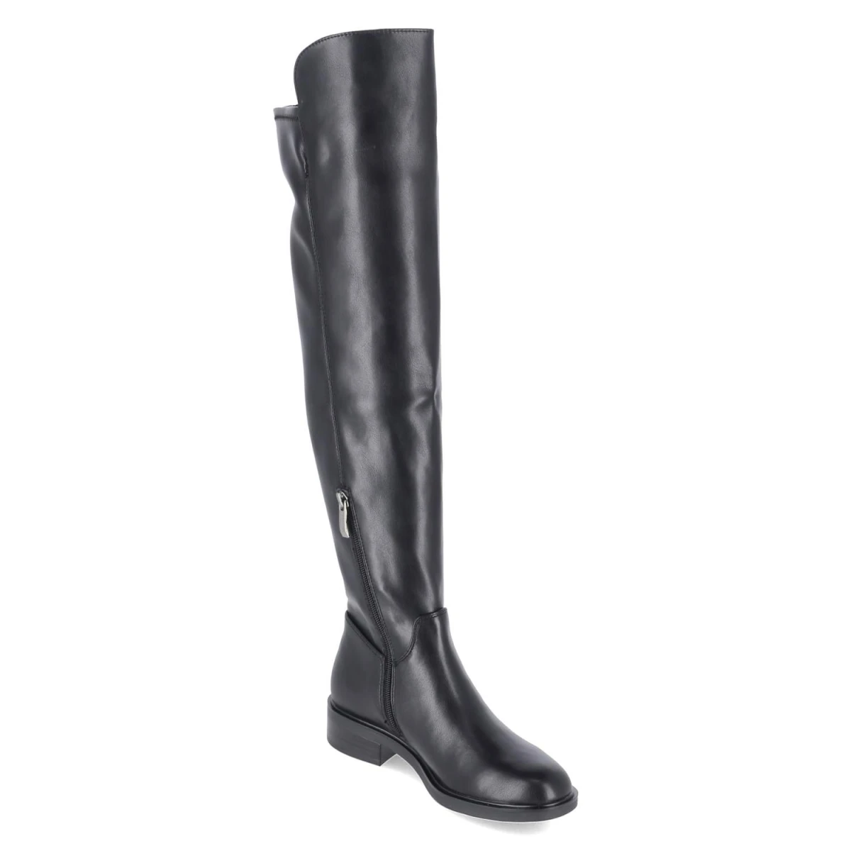 Overkneestiefel - black