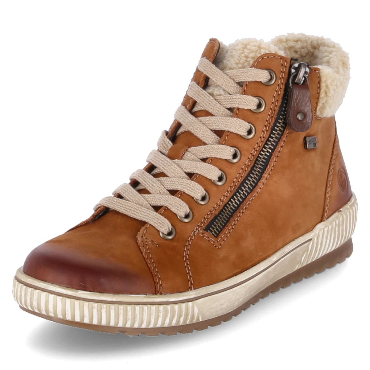 Winterstiefeletten - braun kombi