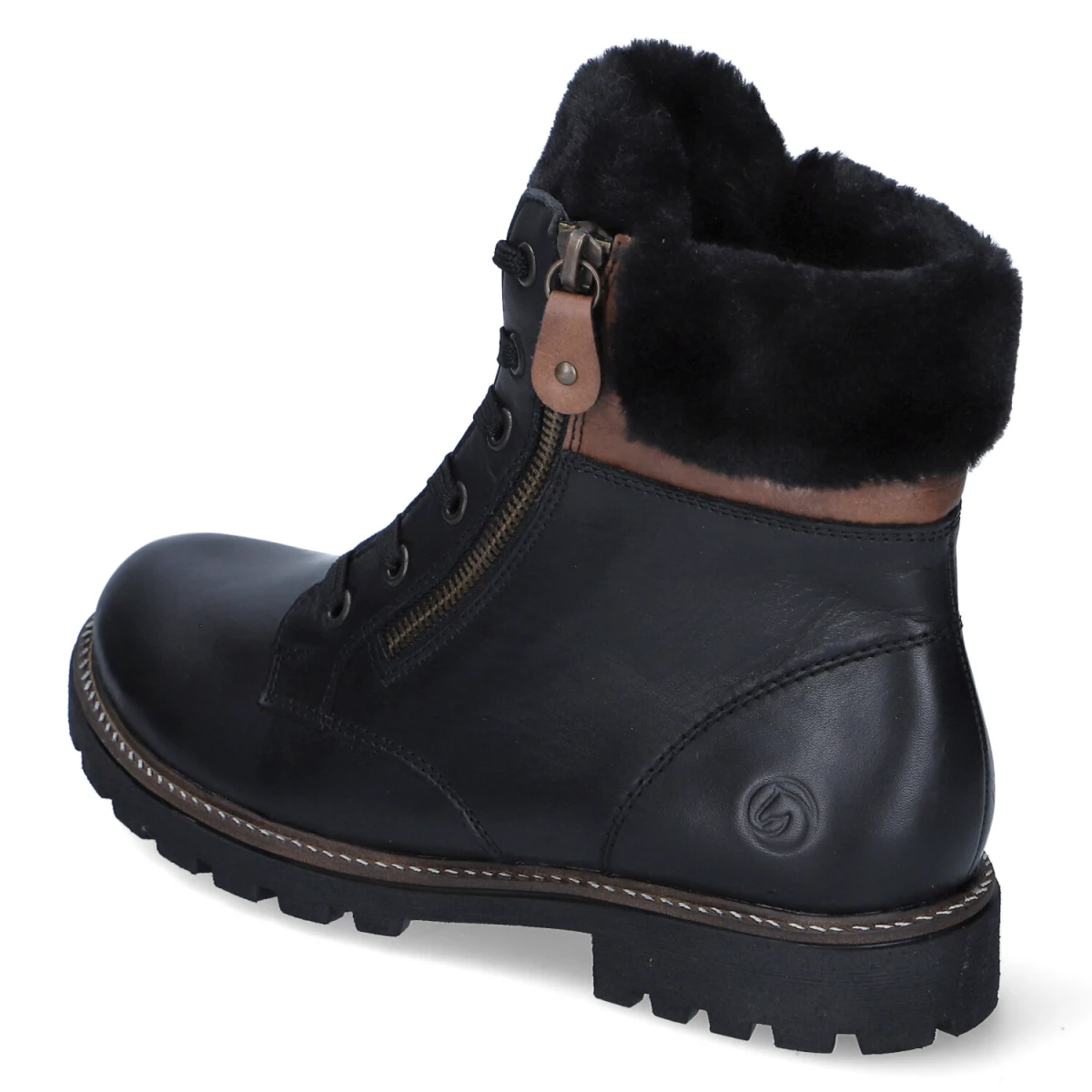 Winterstiefeletten - schwarz/chestnut/nero/schwarz