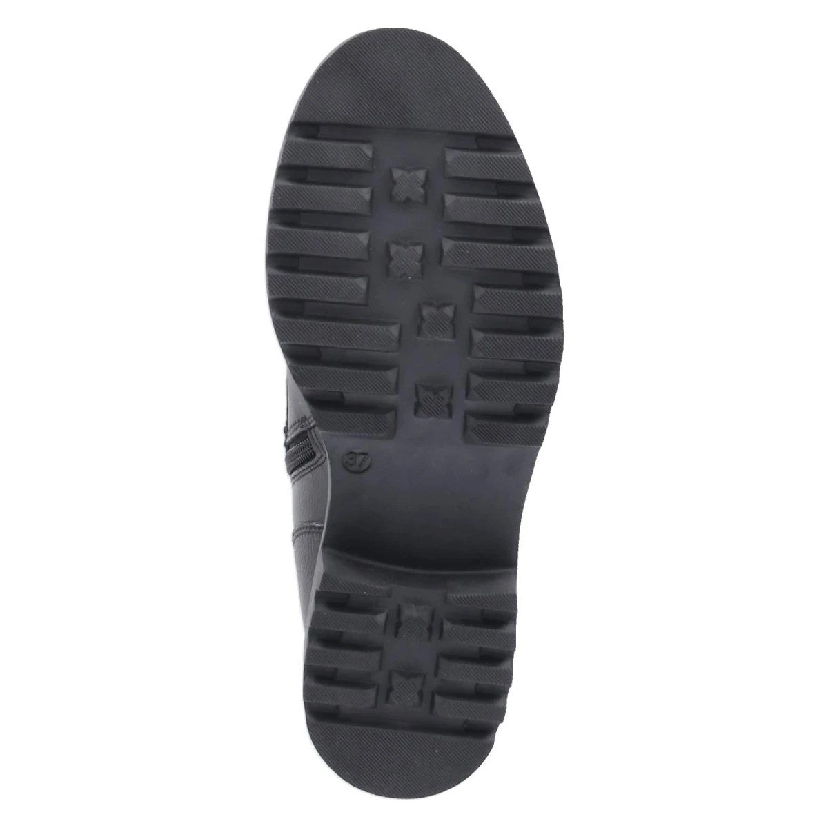 Winterschnürstiefeletten - BLACK LEATHER