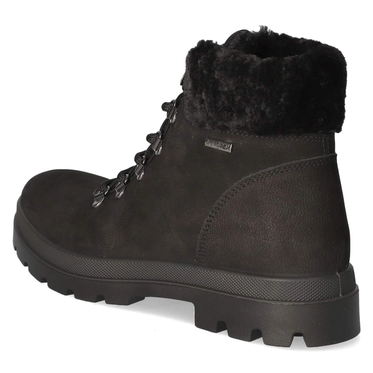 Schnürstiefeletten - BLACK