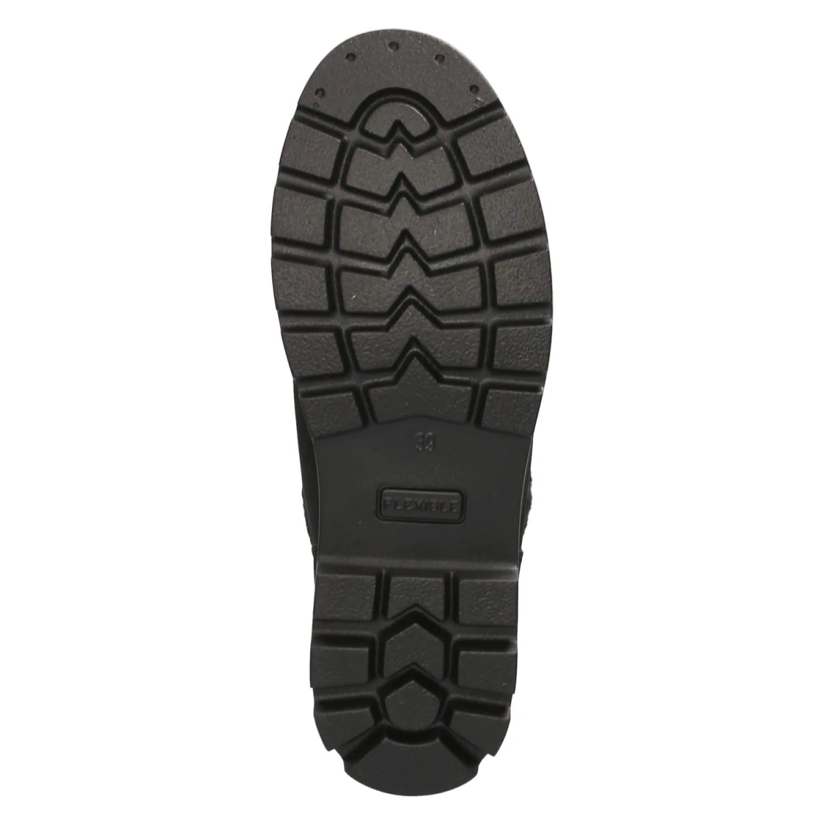 Schnürstiefeletten - BLACK