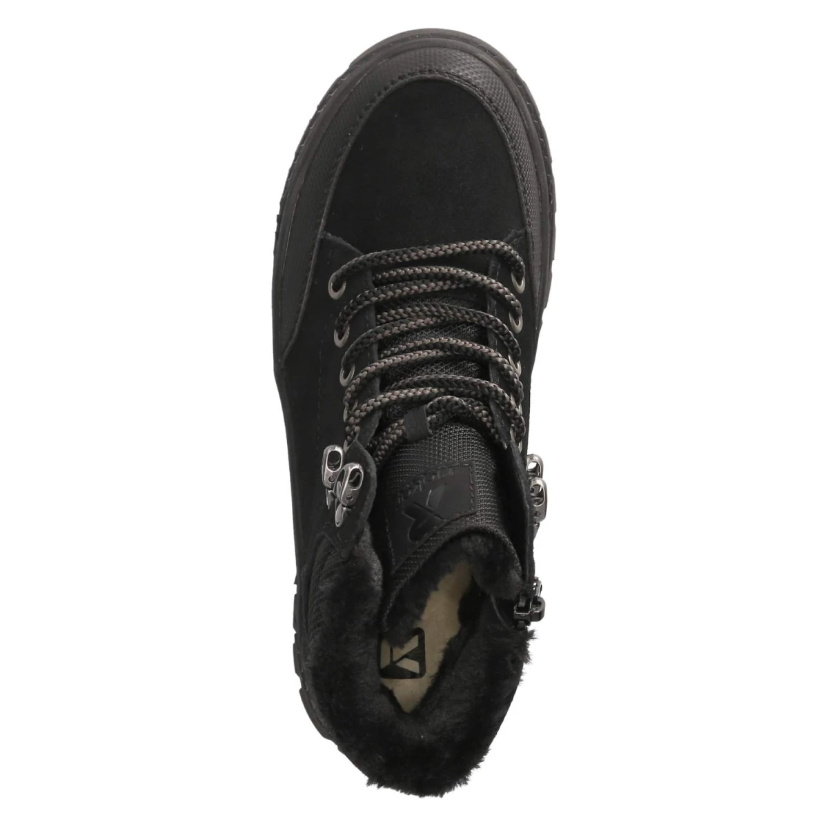 Schnürstiefeletten - black