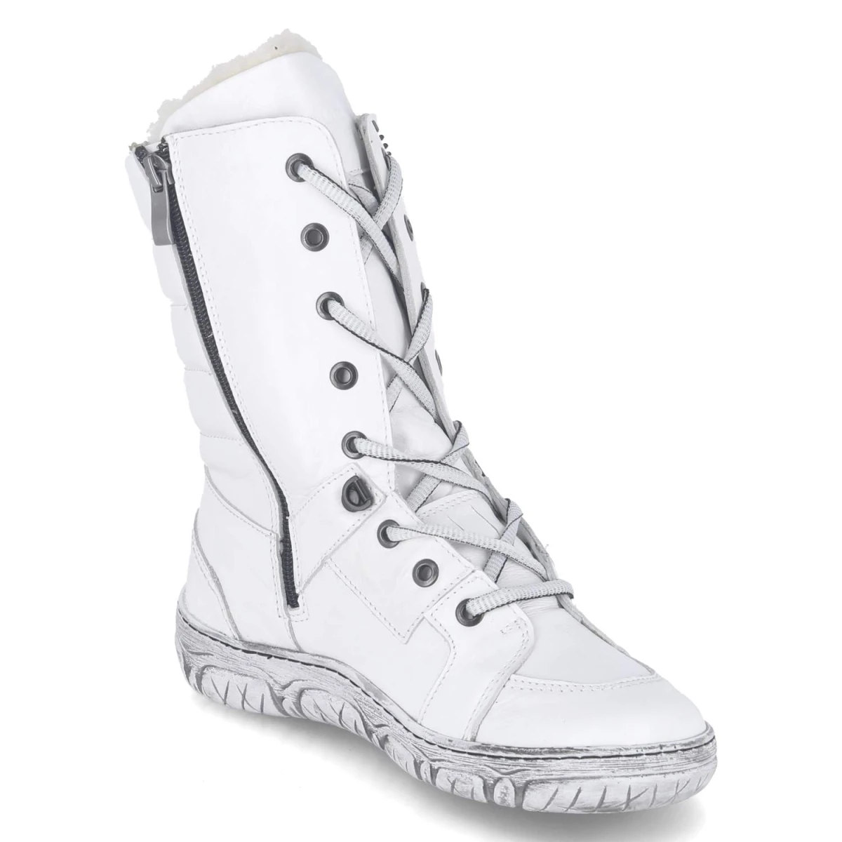 Schnürboots - Weiß