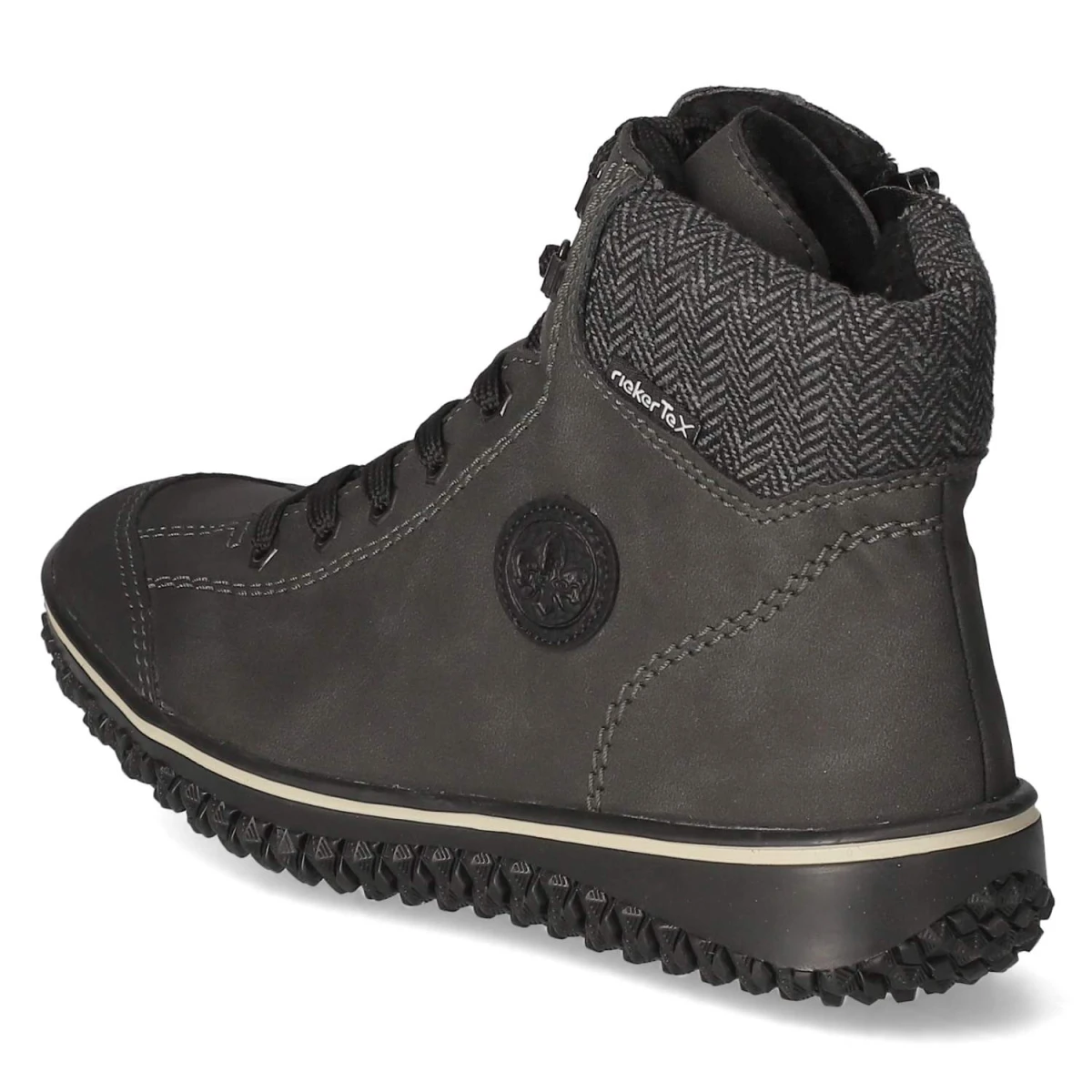 Schnürstiefeletten - grau