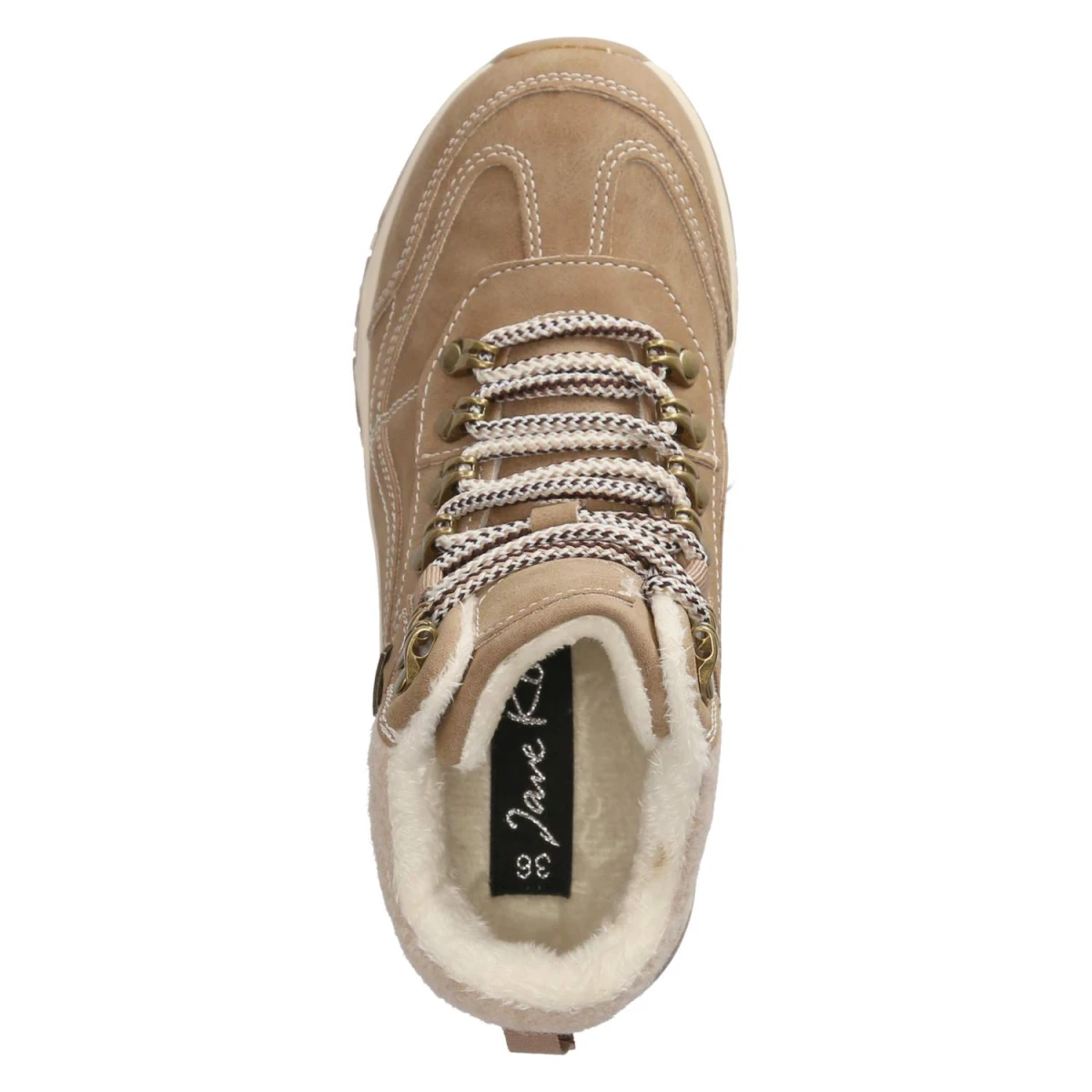 Schnürboots - Taupe