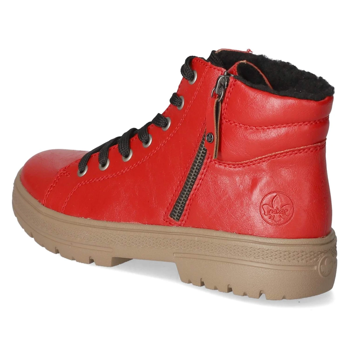 Schnürstiefeletten - red