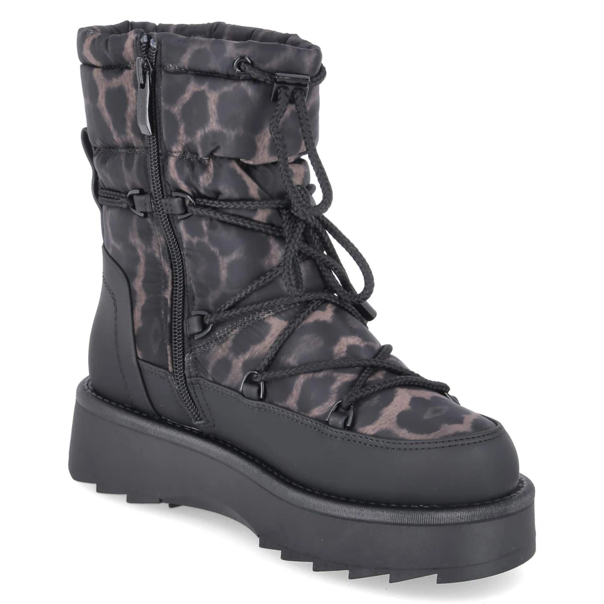 Snowboots - BLACK/LEOPARD