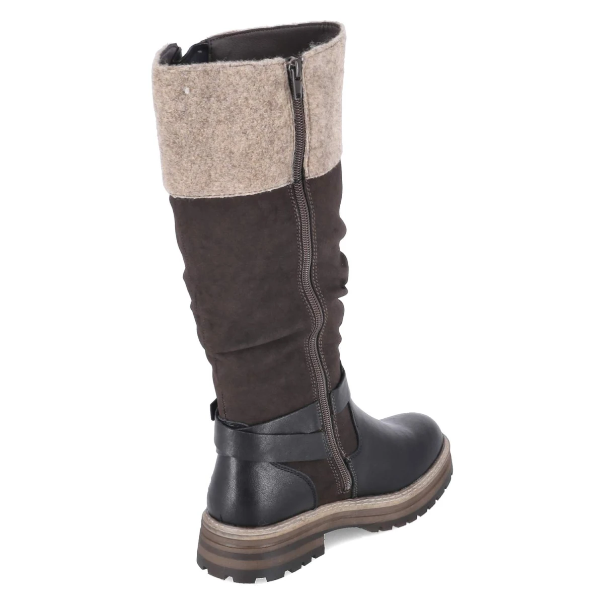 Stiefel - schwarz kombi