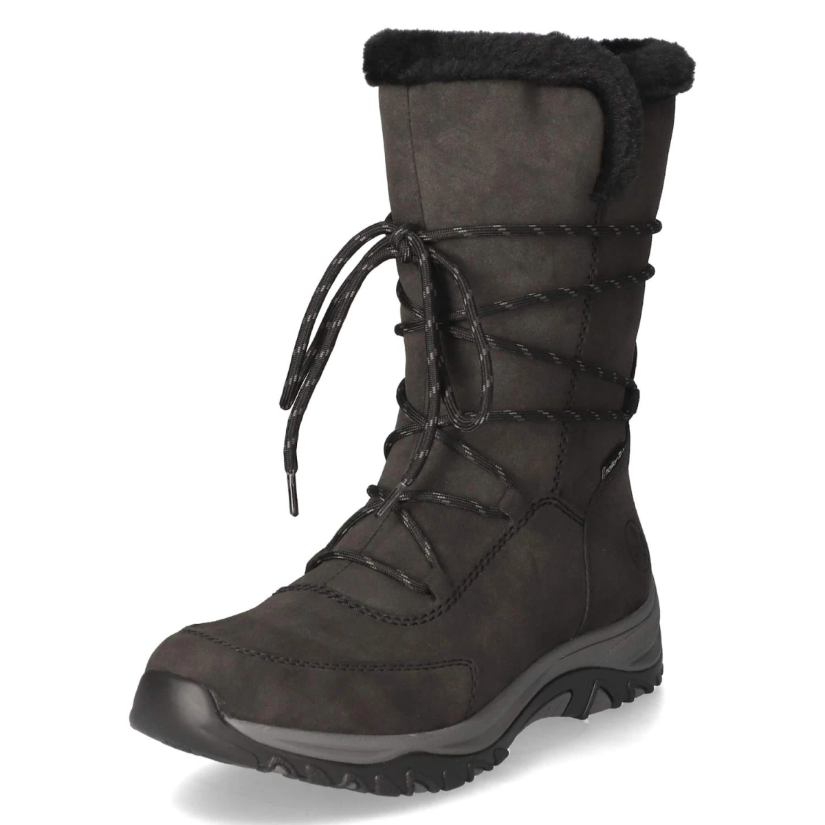 Schnürstiefel - grau