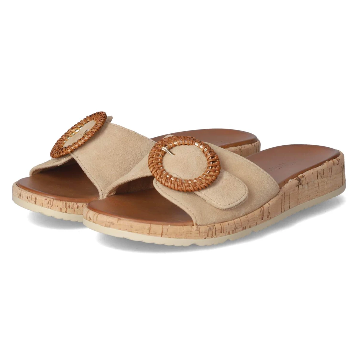 Pantoletten - tan