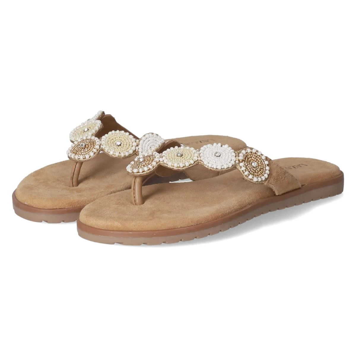 Zehentrenner - beige