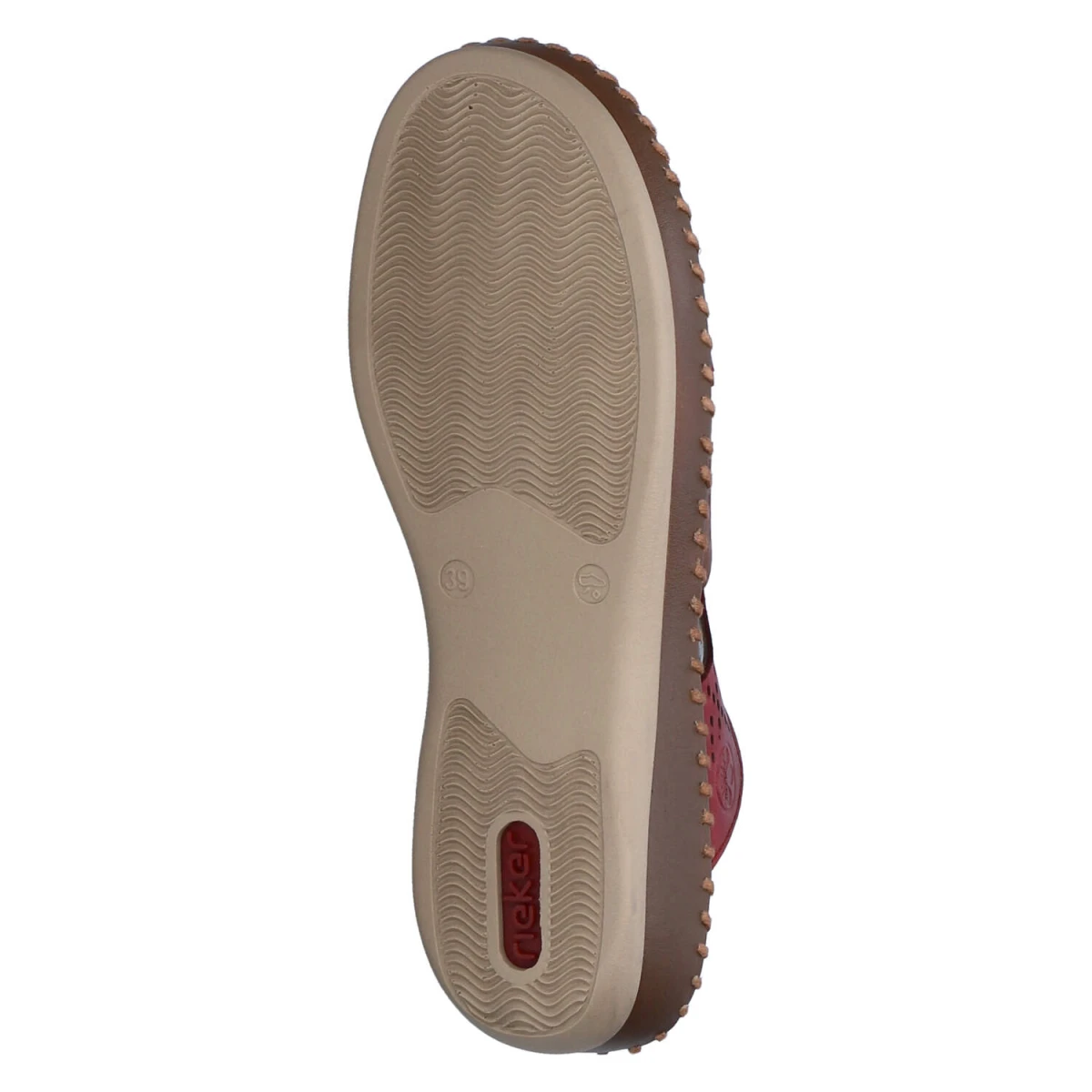 Pantoletten - burgund/cayenne