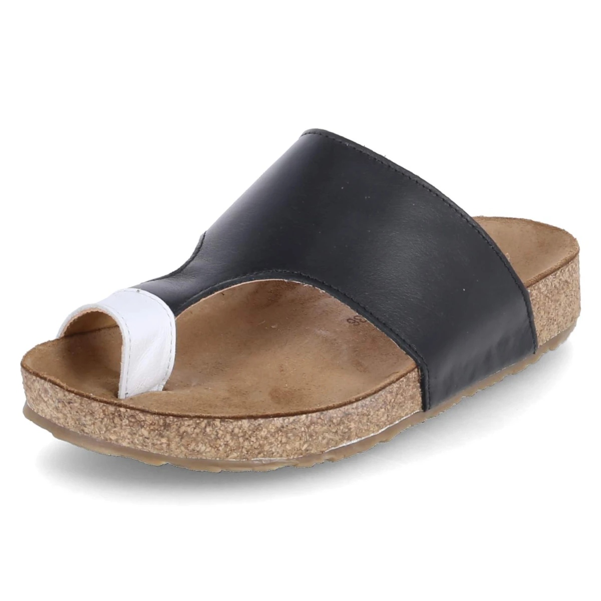 Zehentrenner ANKA - schwarz/weiß