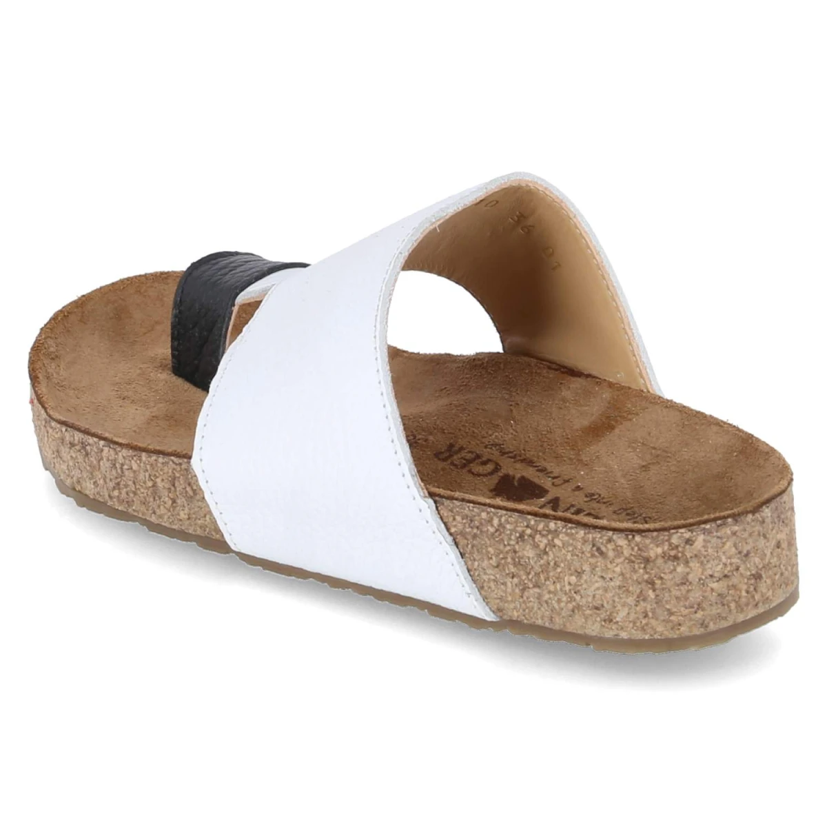 Zehentrenner ANKA - weiss/schwarz