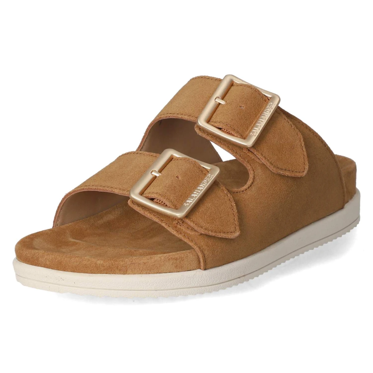 Pantoletten - cognac