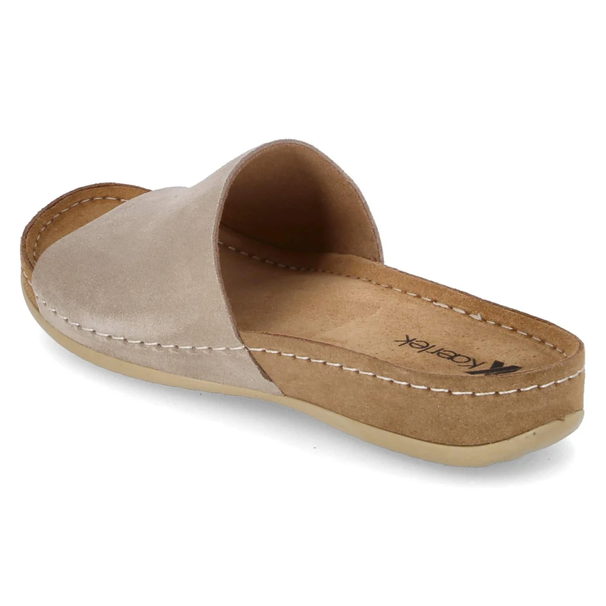 Pantoletten - rock beige