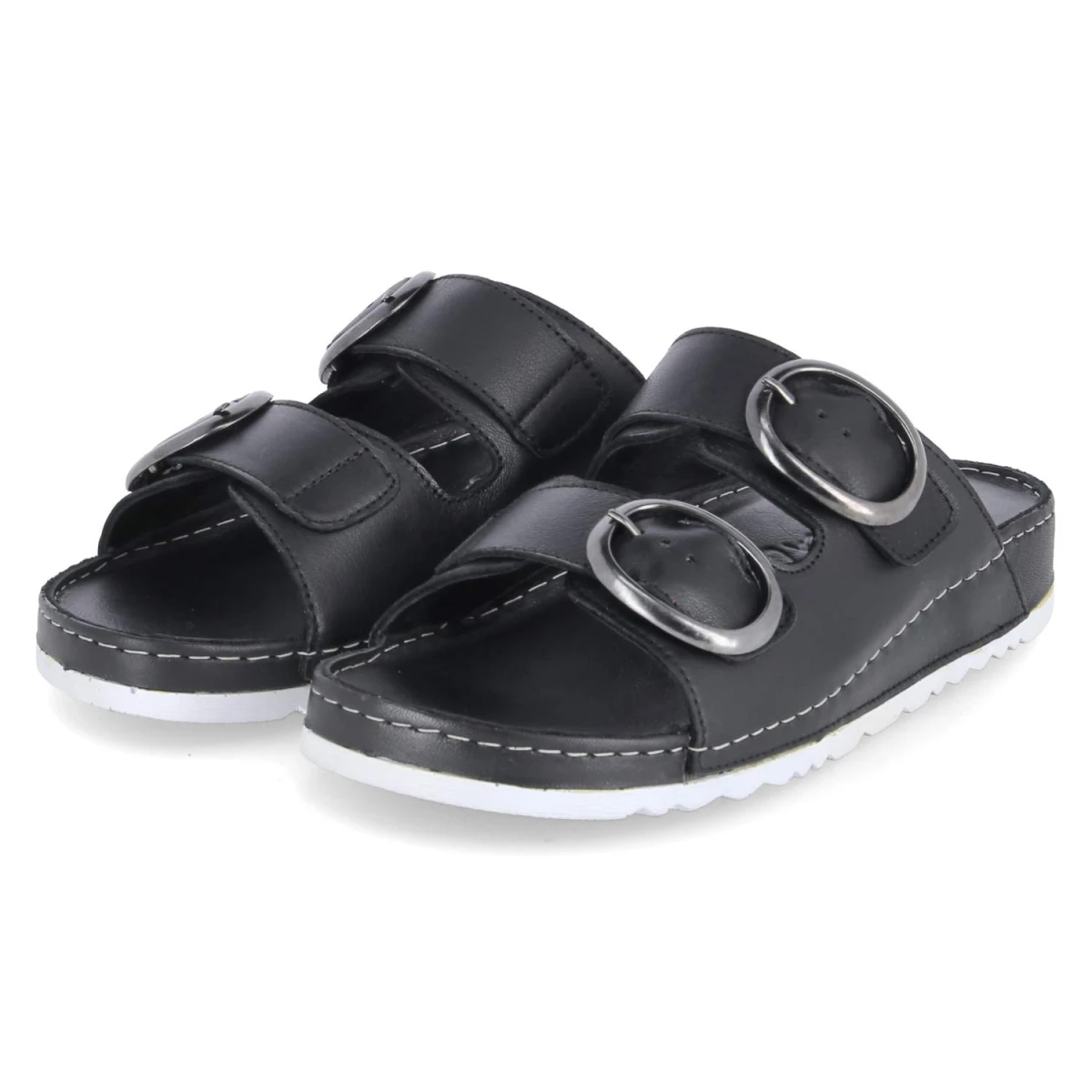 Pantoletten - schwarz