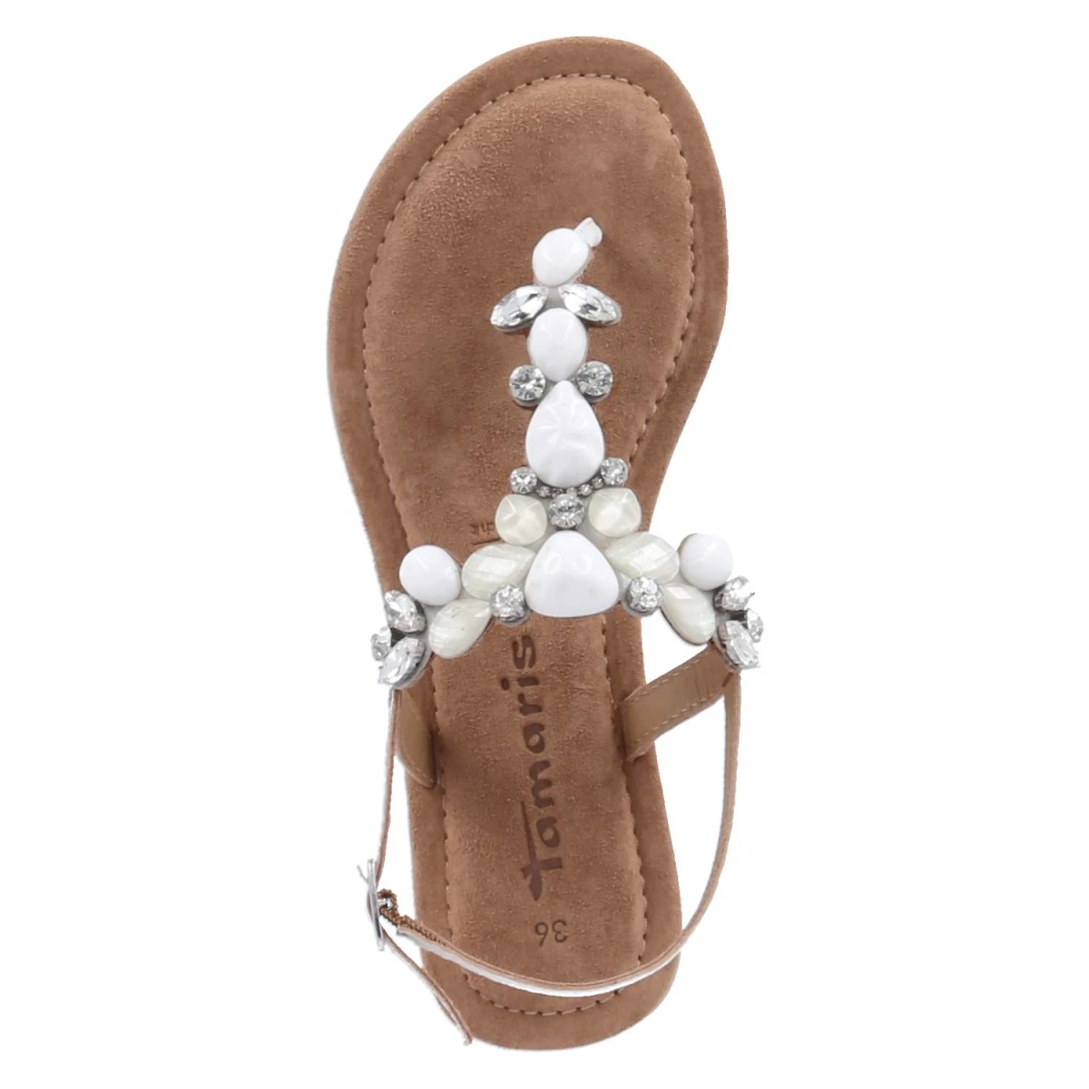 Tamaris Damenschuhe Tamaris Zehentrenner Glitzer Tamaris Damen