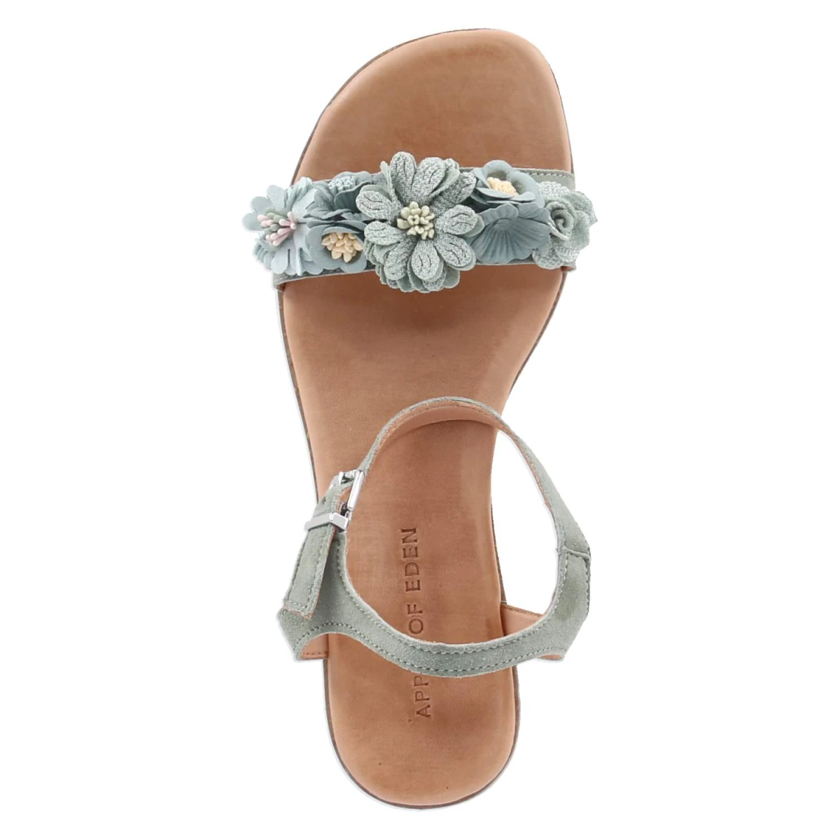 Sandalen ISA - salvia,flowers