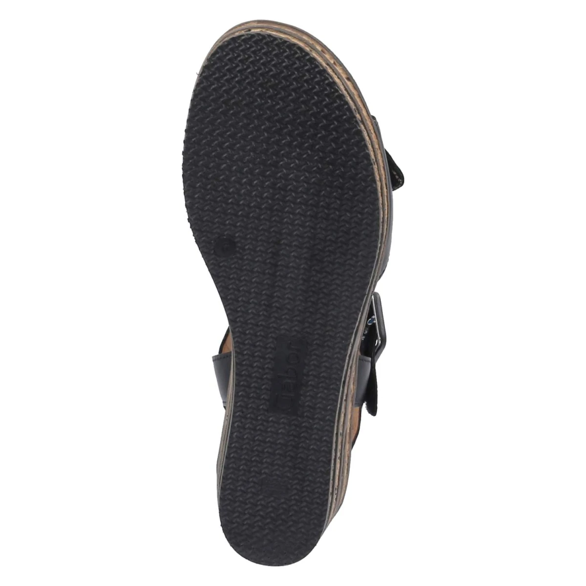 Keilsandaletten - schwarz