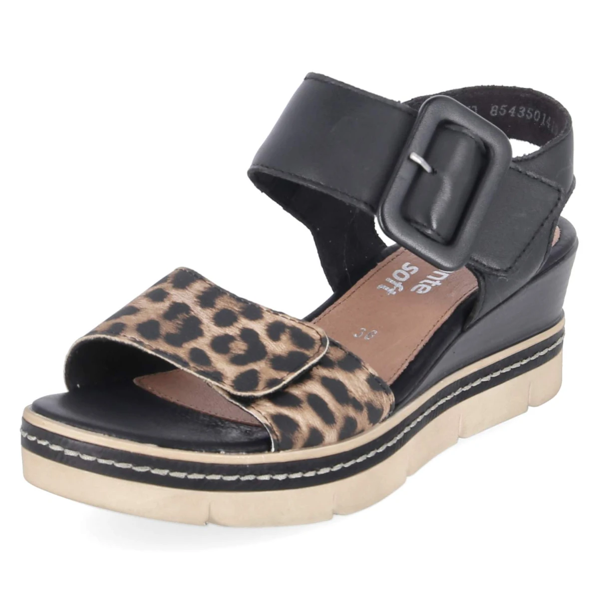 Sandalen - schwarz kombi