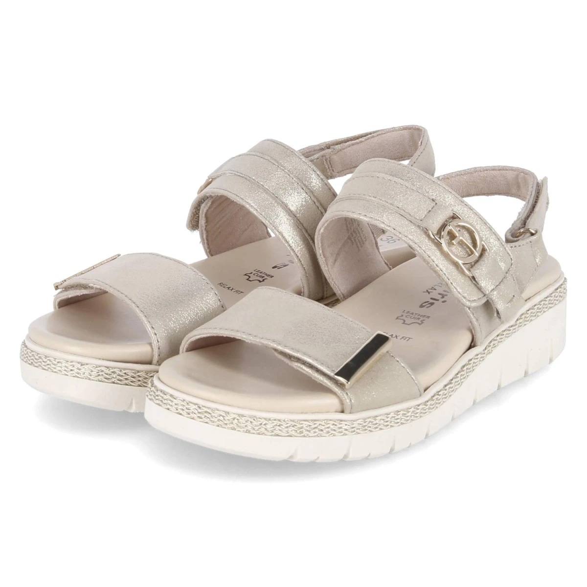 Sandalen - champagne