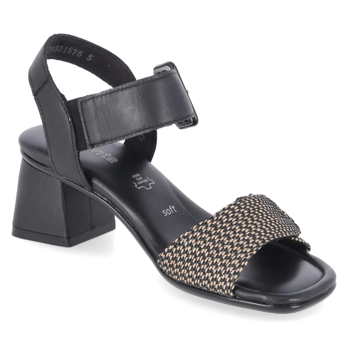 Sandaletten - schwarz kombi