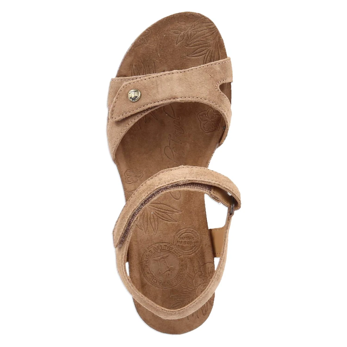 Keilsandaletten JULIA B74 - cuero/bark