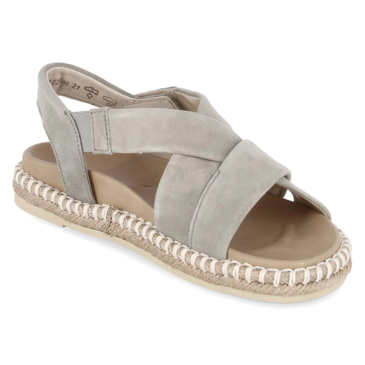 Espadrilles-Sandalen - schilf