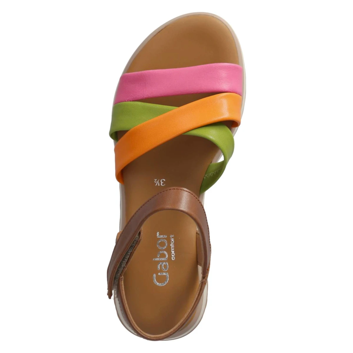 Sandalen - pink/gree/oran/cam